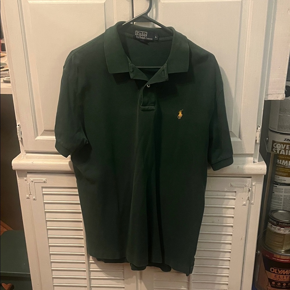Polo by Ralph Lauren Men's Dark Green Polo Shirt